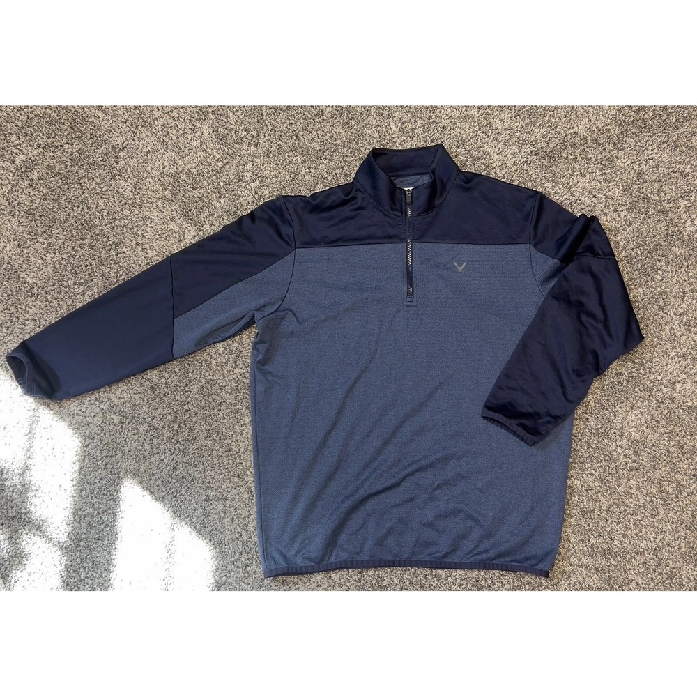 Callaway Opti-Dri Men's L 1/4 Zip Golf Pullover Long Sleeve Performance layer